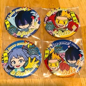 Mirio Togata, Tamaki Amajiki, and Nejire Hado Badge Pins NEW